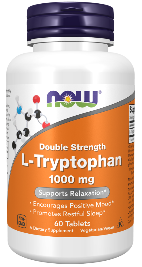L-Tryptophan, Л-Триптофан 1000 мг аминокислота, 60 таблеток